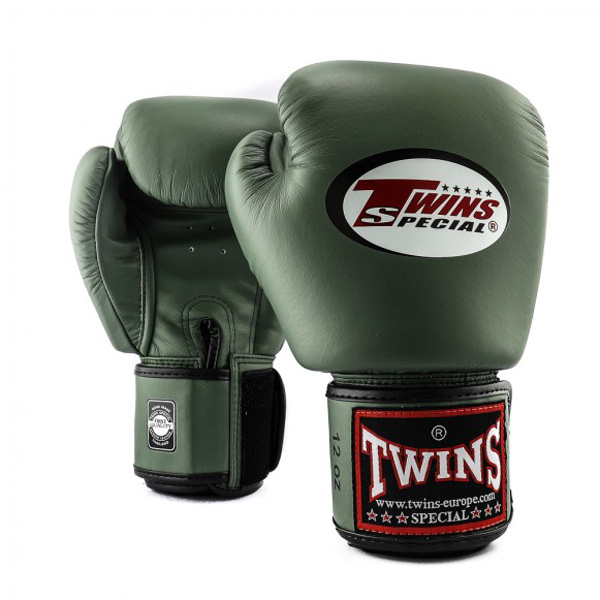 Twins Boxing Gloves BGVL-3, Olive Green