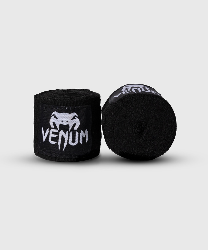 Venum Hand Wraps 4m Semi-Elastic, Black