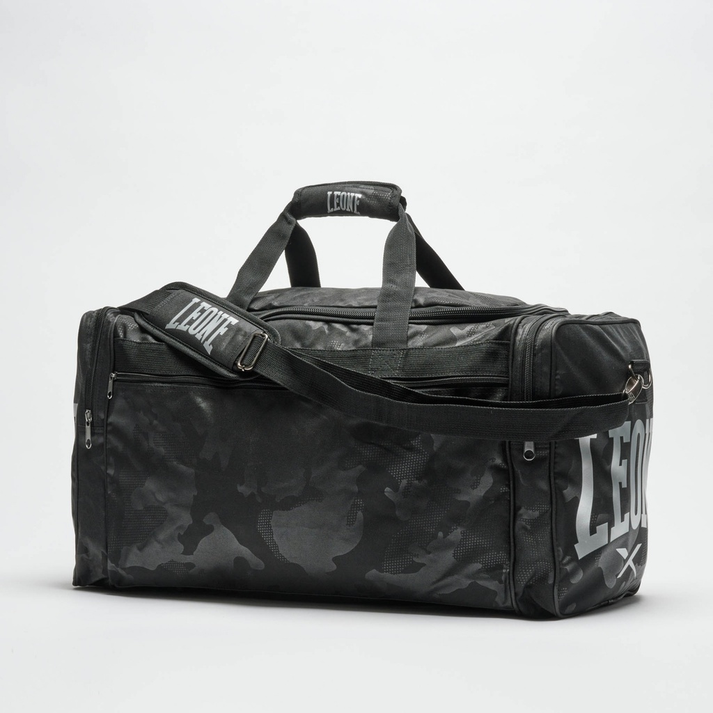 SALE 28 Leone Sporttasche Camoblack, Schwarz