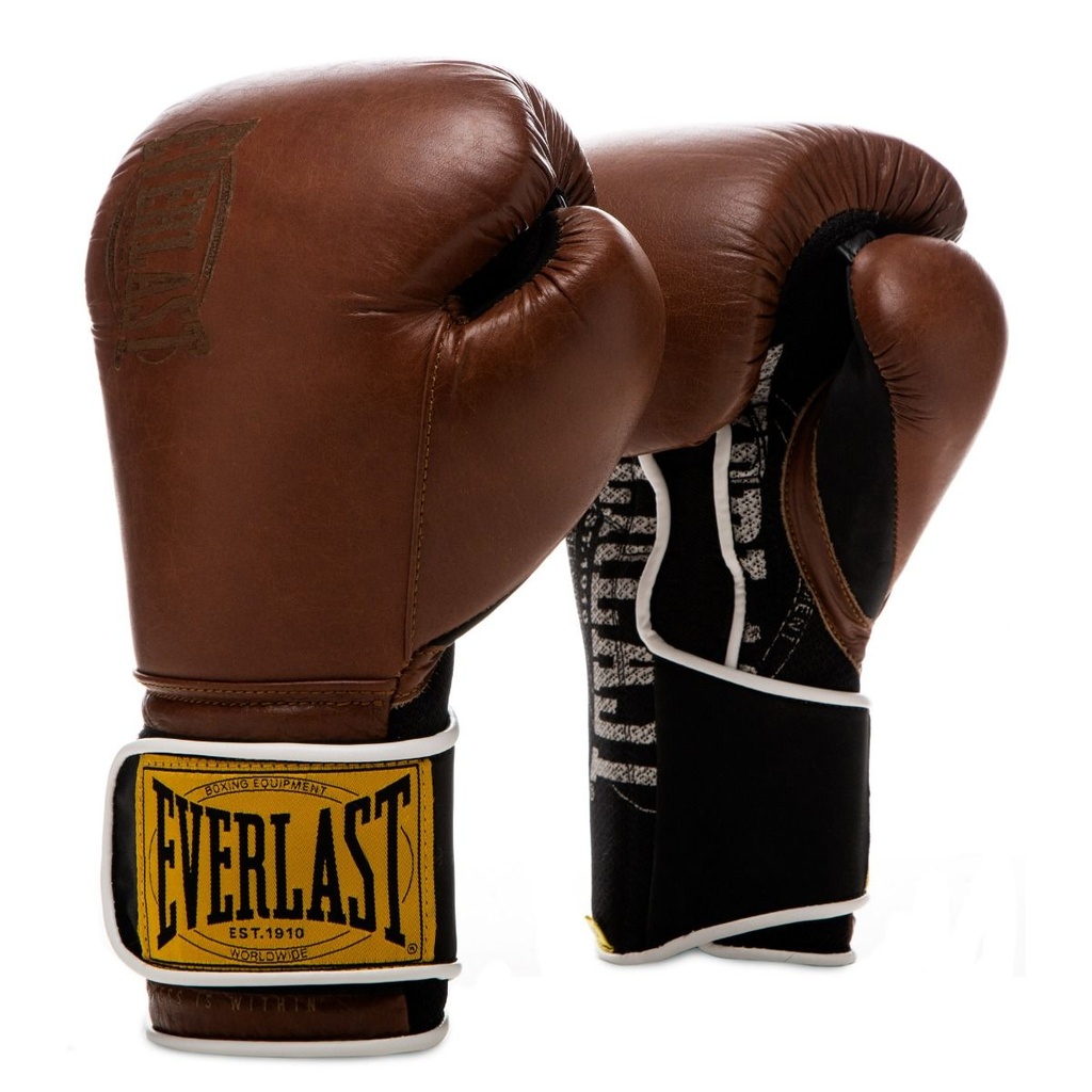 Everlast Boxhandschuhe 1910 Classic Old School, Braun