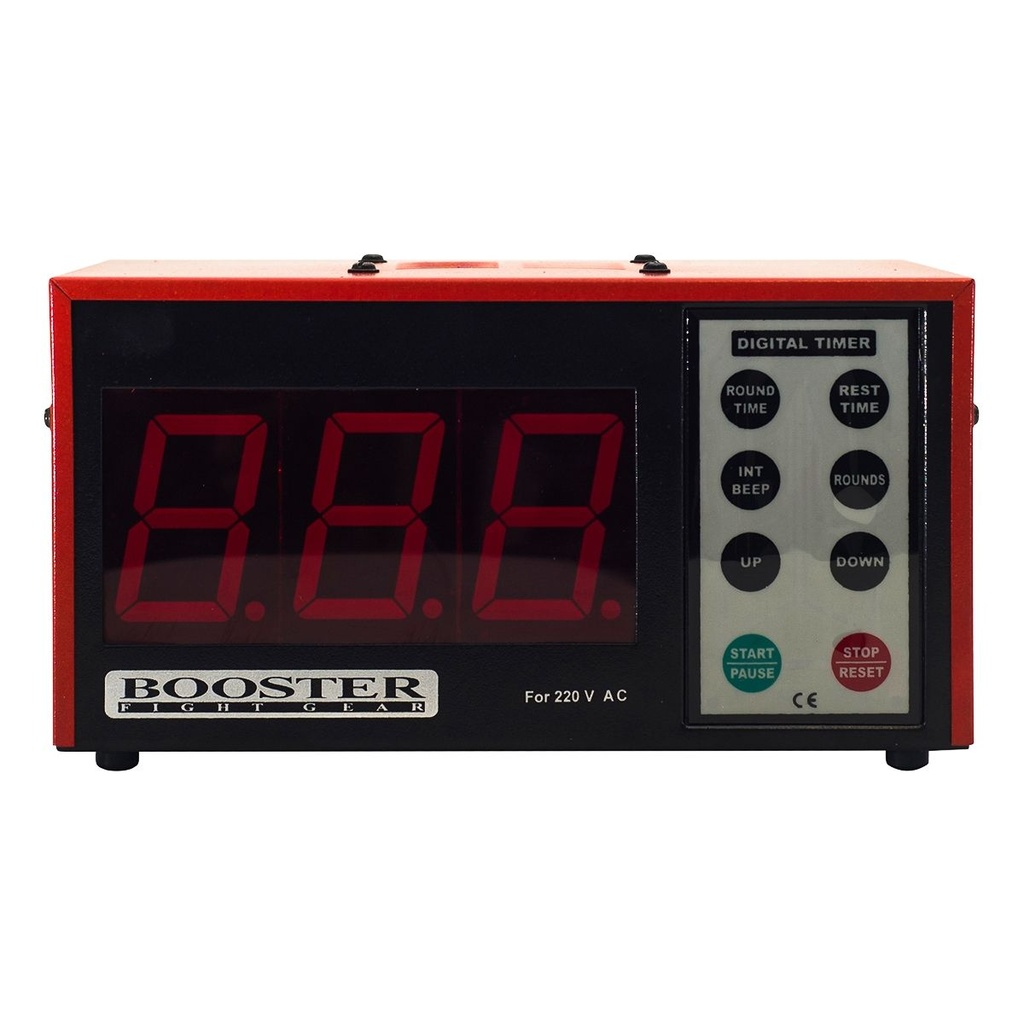 Booster Boxing Timer, Rot-Schwarz