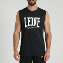 Leone Tank Top Logo, Black