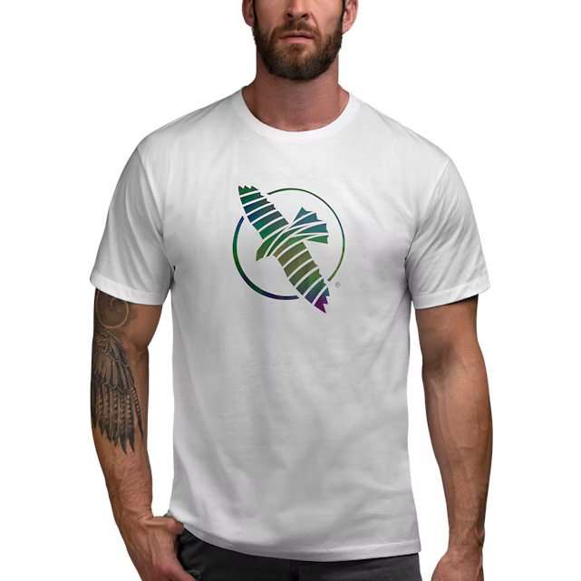 Hayabusa T-Shirt Iridescent Falcon, Weiß