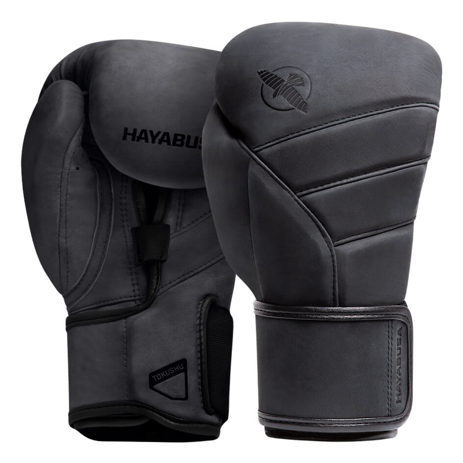 Hayabusa Boxhandschuhe T3 LX Leder, Obsidian