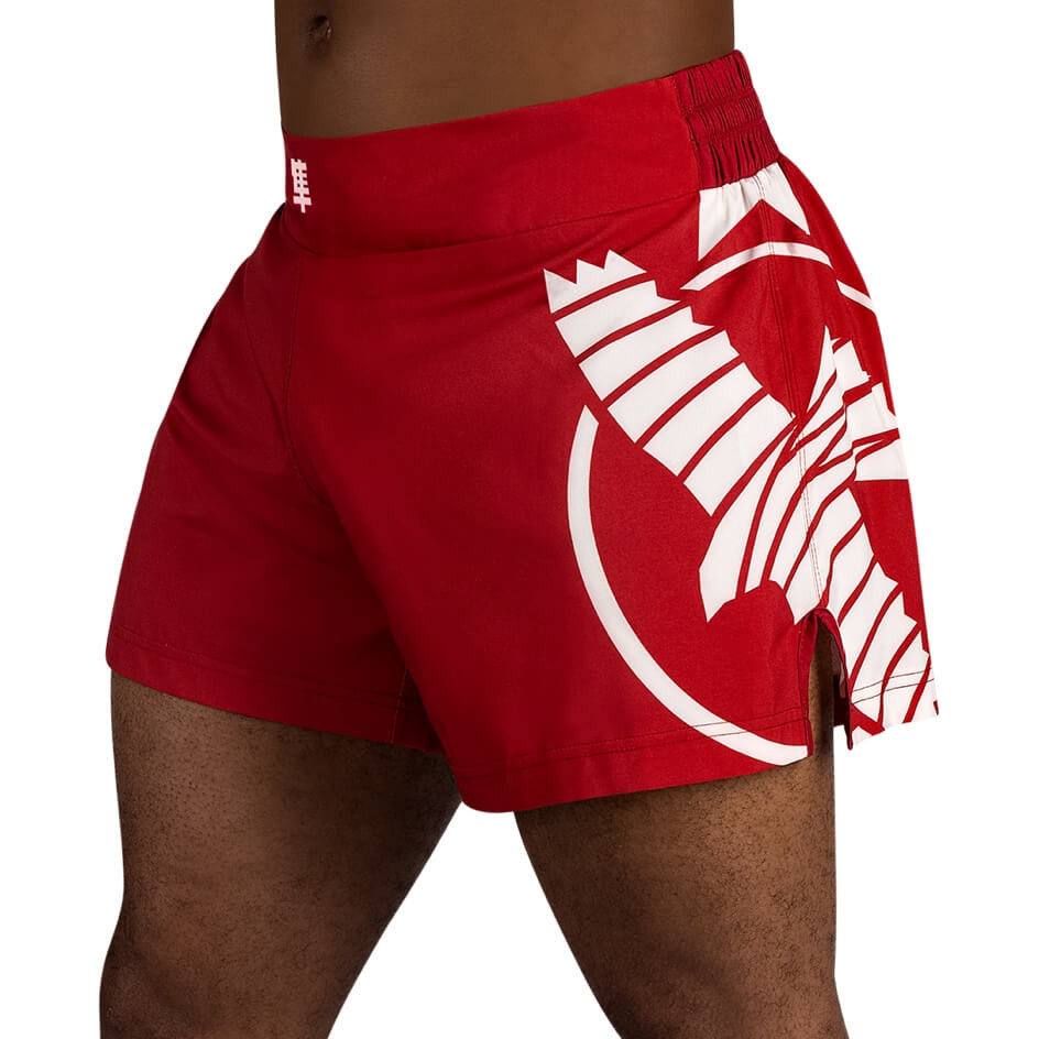 Hayabusa Fight Shorts Icon Kickboxing, Rot