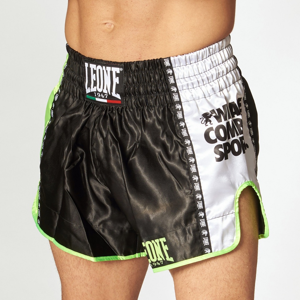 SALE 26 Leone Muay Thai Shorts Training, Schwarz