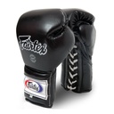 Fairtex Boxing Gloves BGL7 Pro Sparring Laces, Black
