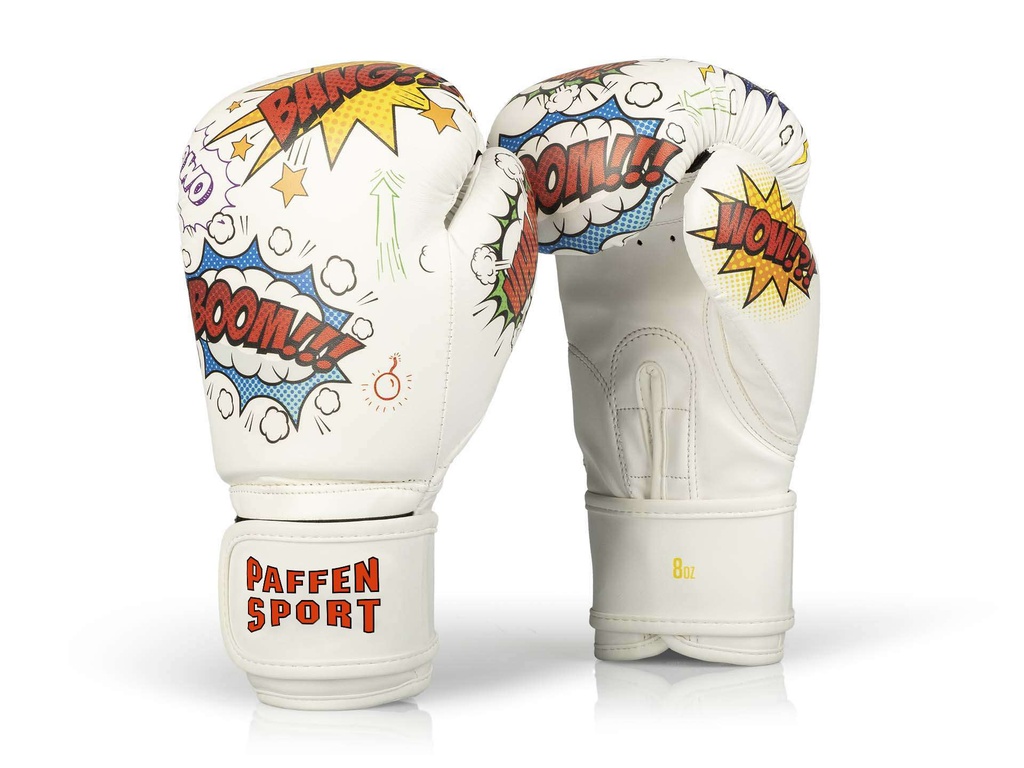 Paffen Sport Boxhandschuhe Kids Comic, Weiß