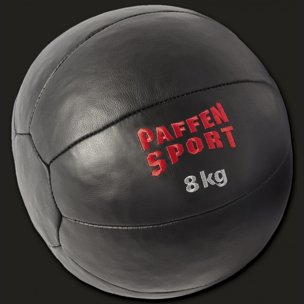 Paffen Sport Medizine Ball Star Leather 8kg, Black