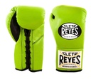Cleto Reyes Boxing Gloves Professional Fight Laces, Green
