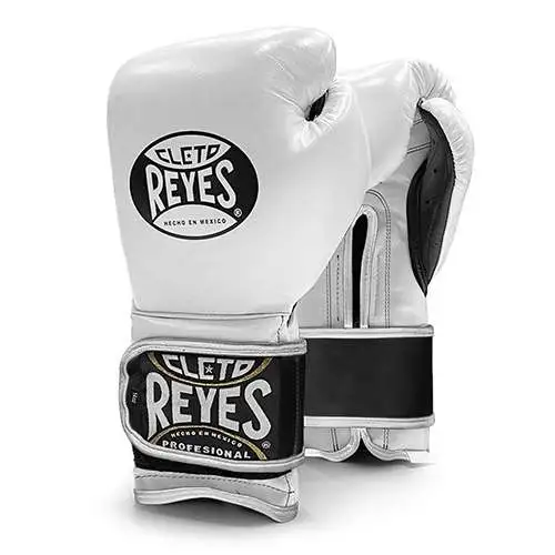 Cleto Reyes Boxing Gloves Training Velcro, White