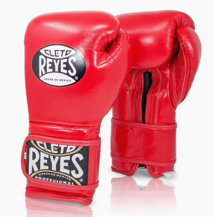 Cleto Reyes Boxing Gloves Training Velcro, Red