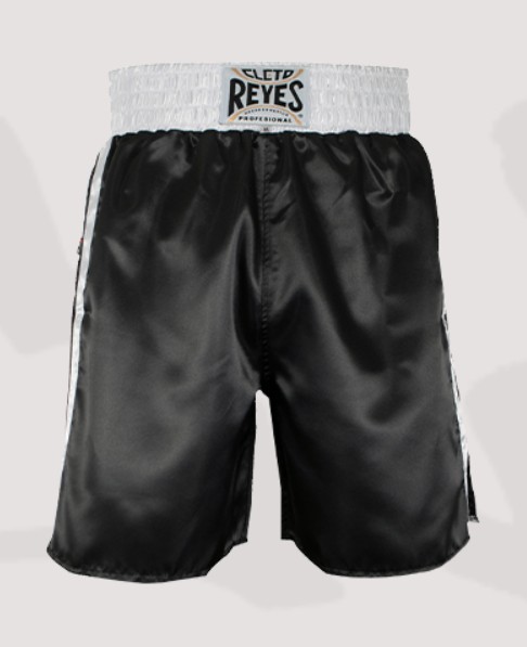 Cleto Reyes Boxing Shorts, Black-White