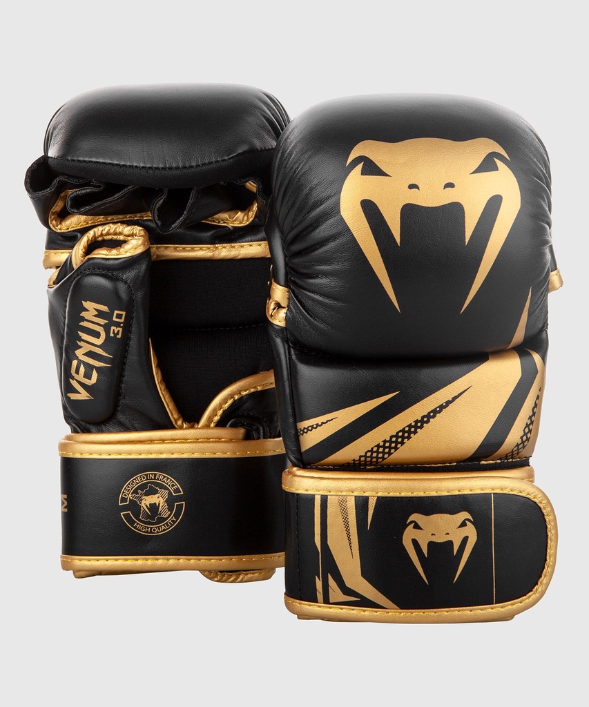 Venum MMA Sparring Handschuhe Challenger 3.0, Schwarz-Gold
