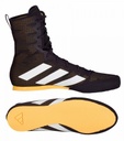 adidas Boxing Shoes Box Hog 4, Black-White-Yellow