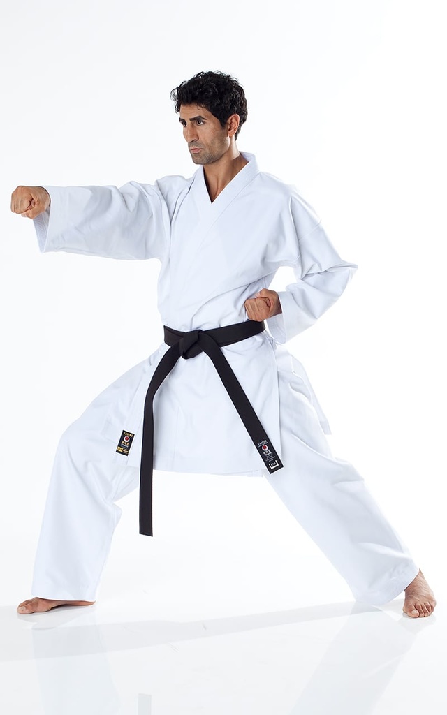 Tokaido Karate Anzug Tsunami Gold, Weiß
