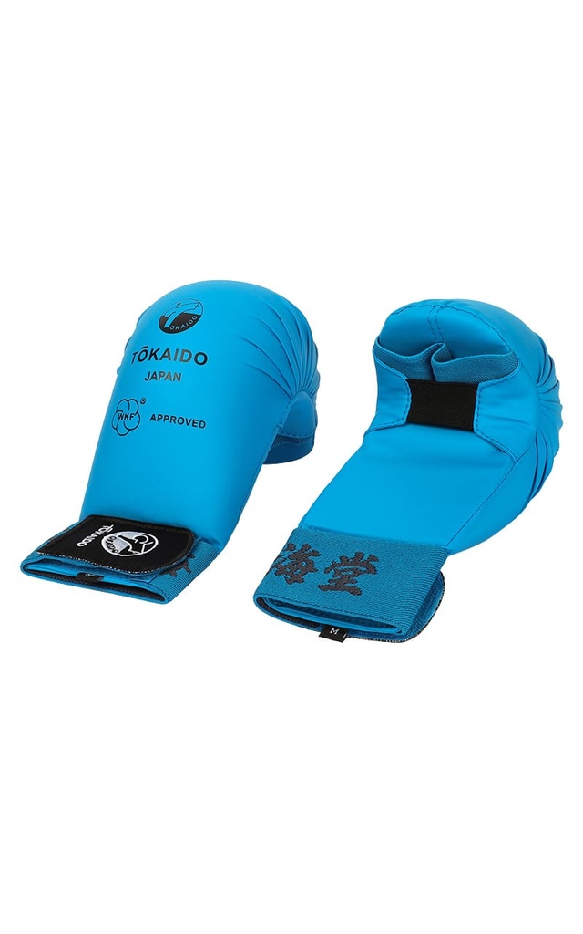 Tokaido Faustschutz Karate Kanji WKF, Blau