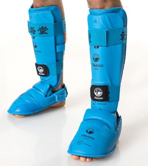 Tokaido Shin Guards Karate Kanji WKF, Blue