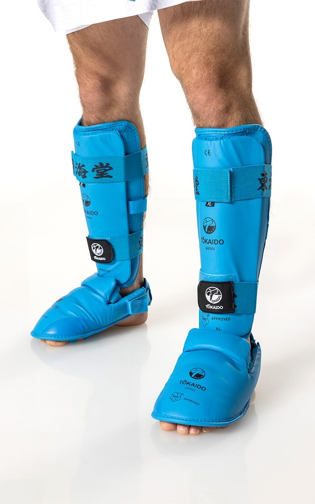 Tokaido Shin Guards Karate Kanji WKF, Blue