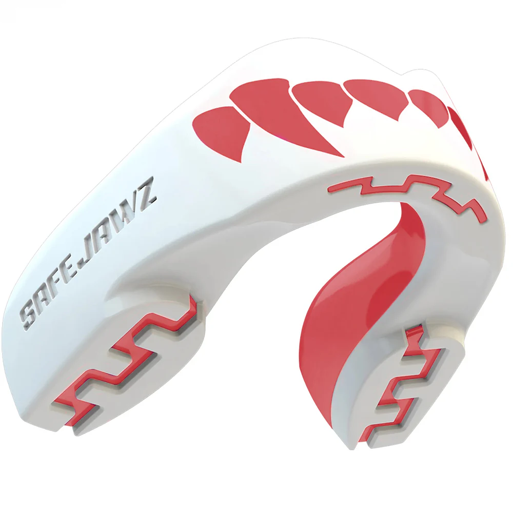 Safejawz Mouthguard Extro Serie Dracula, White-Pink