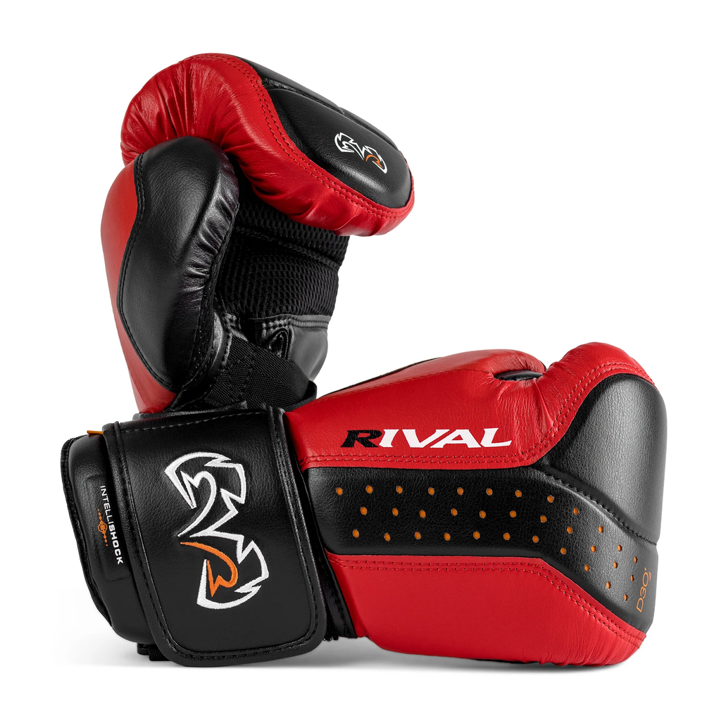 Rival Sandsackhandschuhe RB10 Intelli-Shock, Schwarz-Rot
