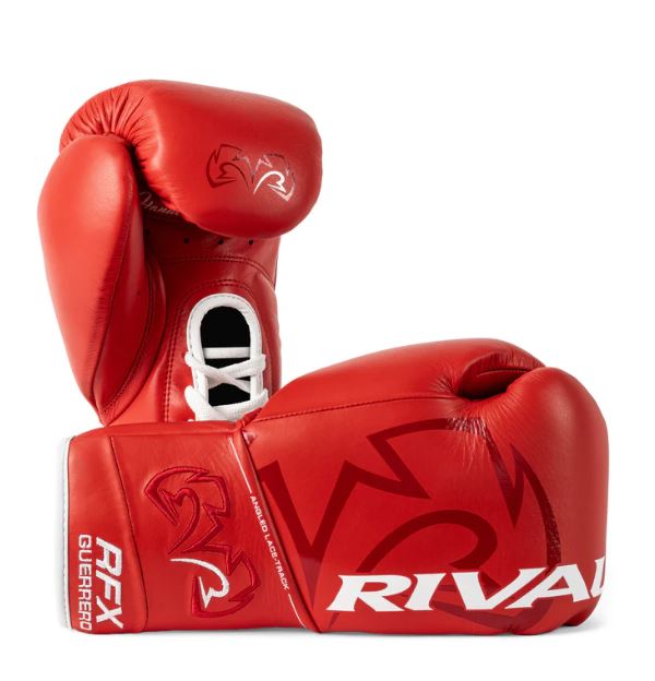 Rival Boxing Gloves RFX-Guerrero Pro Fight HDE-F Laces, Red