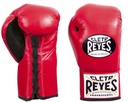 Cleto Reyes Boxhandschuhe Professional Fight mit Schnürung, Rot