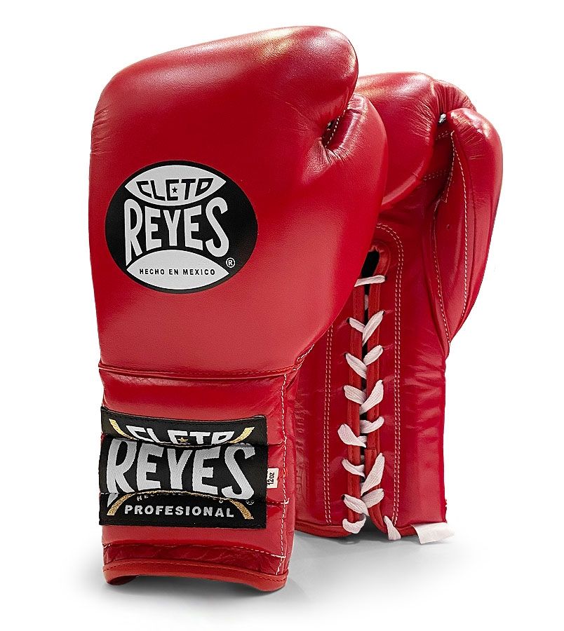 Cleto Reyes Boxhandschuhe Sparring mit Schnürung, Rot