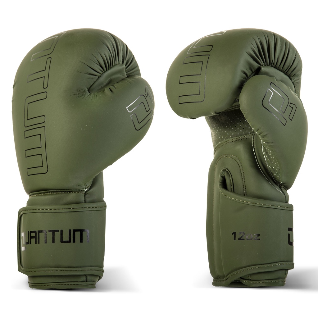 Quantum Boxing Gloves Q1, Olive Green