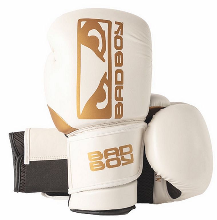 Bad Boy Boxhandschuhe Zeus II, Weiß-Gold