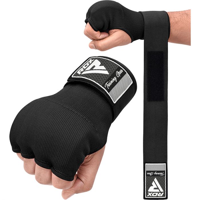 RDX Innenhandschuhe Gel, Schwarz