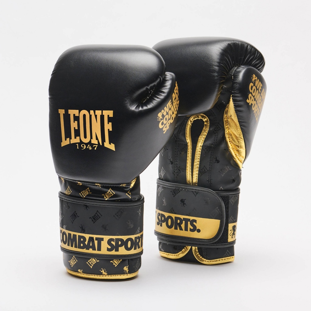 SALE 13 Leone Boxhandschuhe DNA, Schwarz-Gold