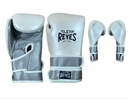 Cleto Reyes Boxing Gloves Hero Double Strap, Pearl-White