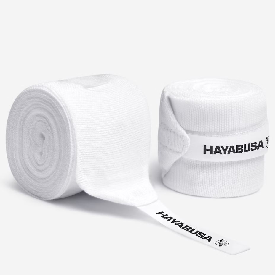 SALE 77 Hayabusa Boxbandagen Gauze 5cmx4,5m, Weiß