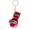 Twins Mini Boxing Glove Keyring, Red