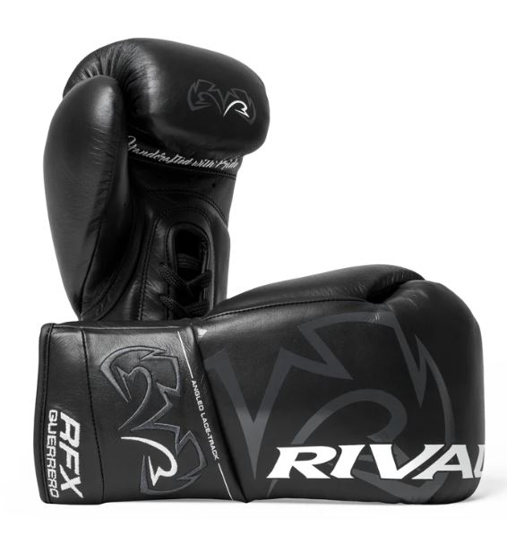 Rival Boxing Gloves RFX-Guerrero Pro Fight SF-H Laces, Black
