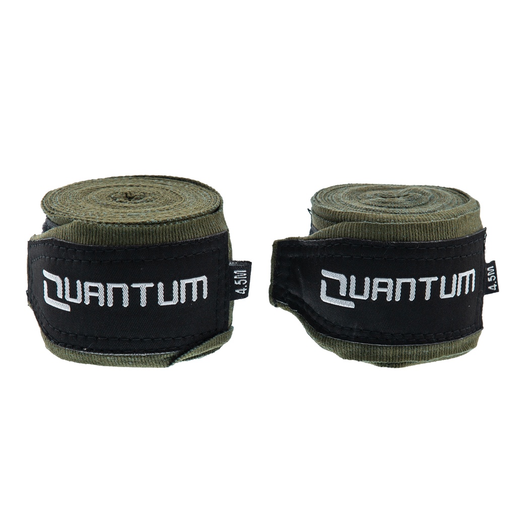 Quantum Hand Wraps 4.5m Semi-Elastic, Olive Green