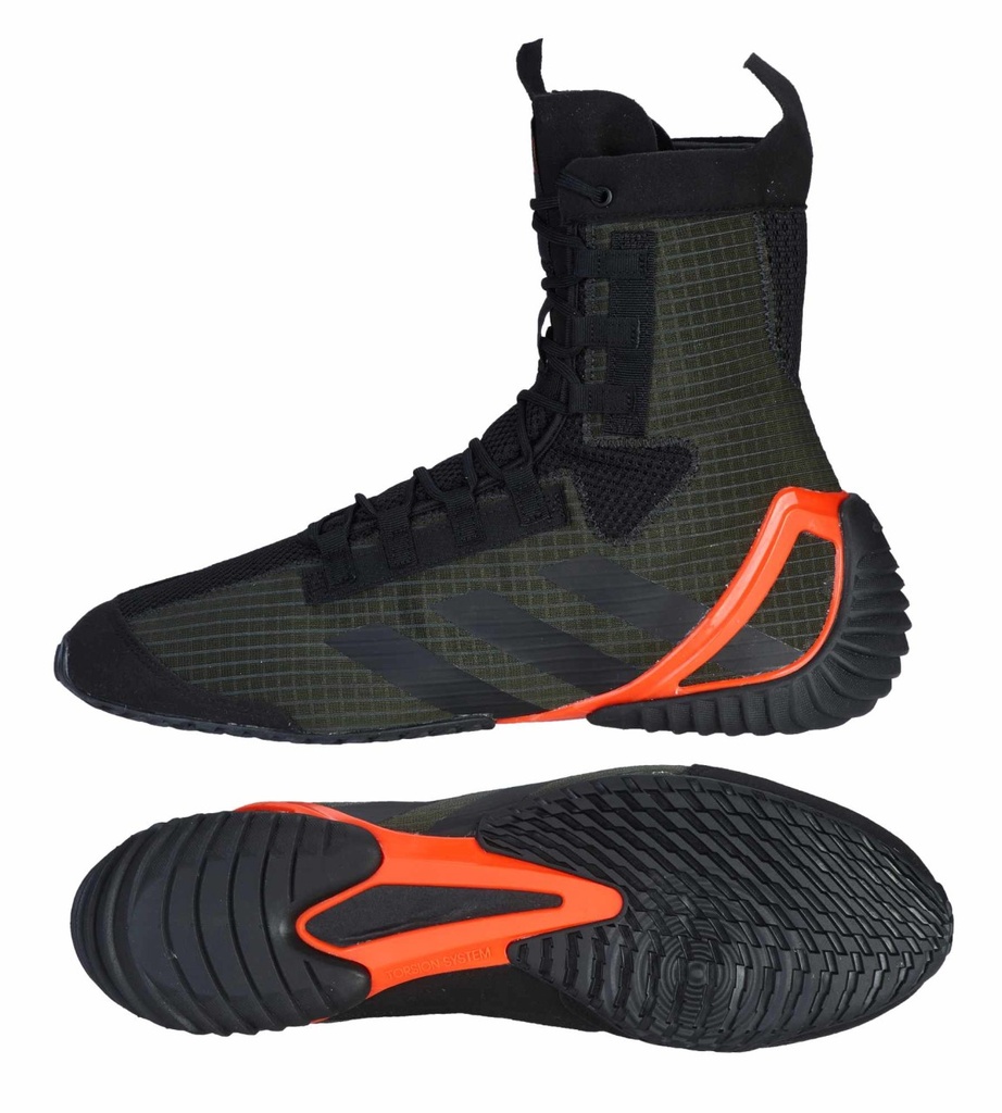 adidas Boxschuhe Speedex 23, Schwarz-Rot