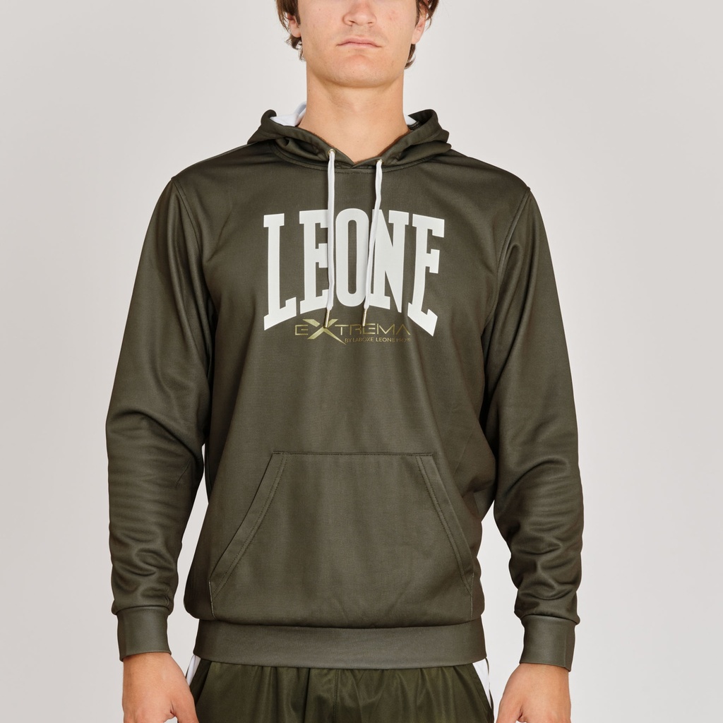 SALE 25 Leone Hoodie Logo, Grün