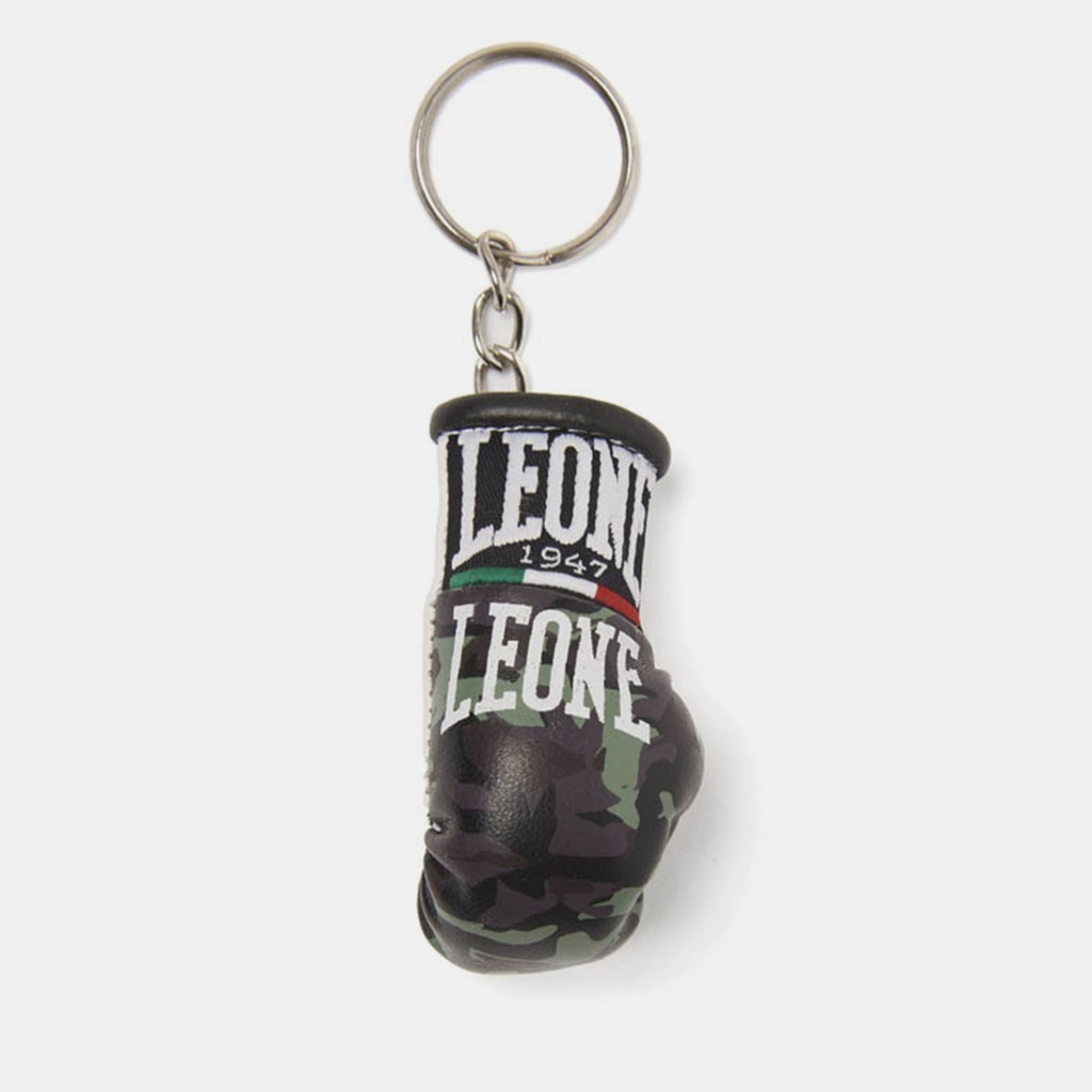 Leone Mini Boxing Glove Keyring, Camo-Green
