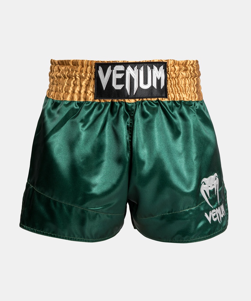 SALE 194 Venum Muay Thai Shorts Classic, Grün-Gold