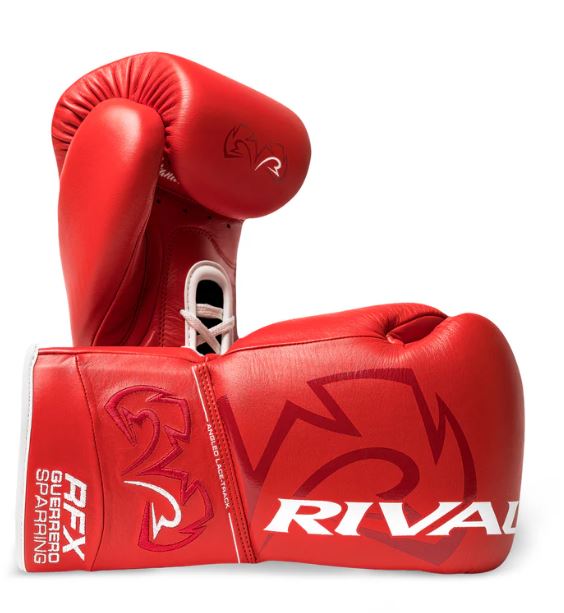 Rival Boxing Gloves RFX-Guerrero Sparring HDE-F Laces, Red