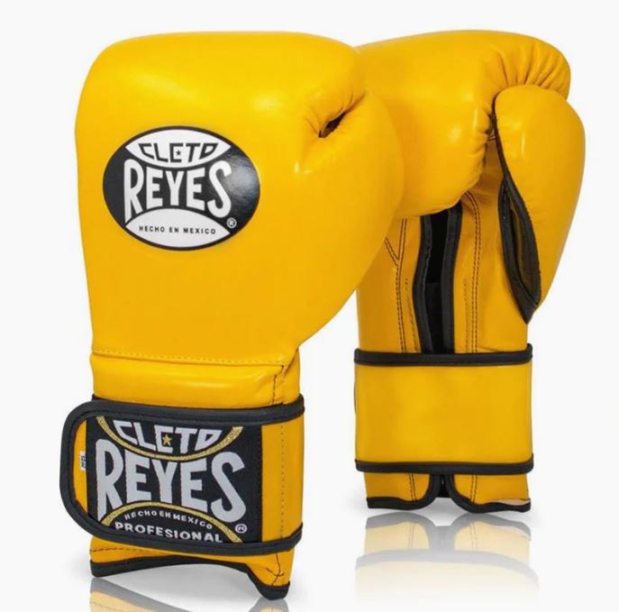 Cleto Reyes Boxhandschuhe Training Velcro, Gelb