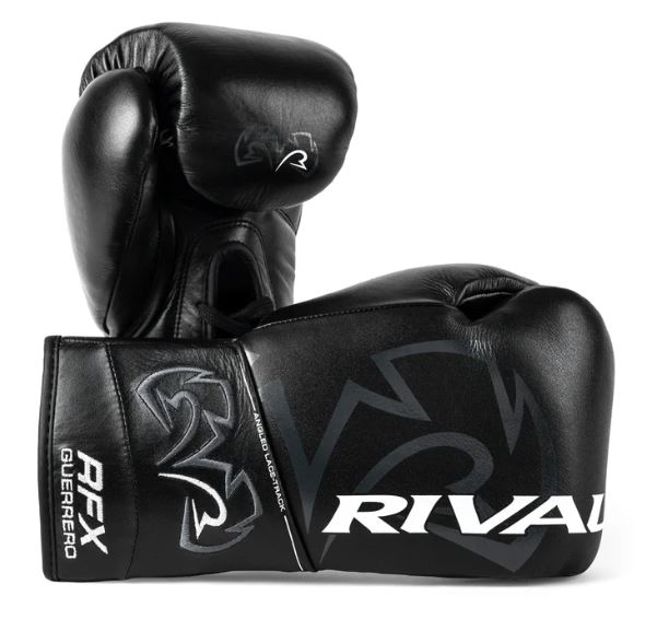 Rival Boxing Gloves RFX-Guerrero Pro Fight HDE-F Laces, Black