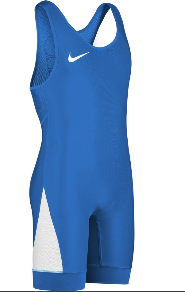 Nike Wrestling Singlet Grappler Elite, Blue-White