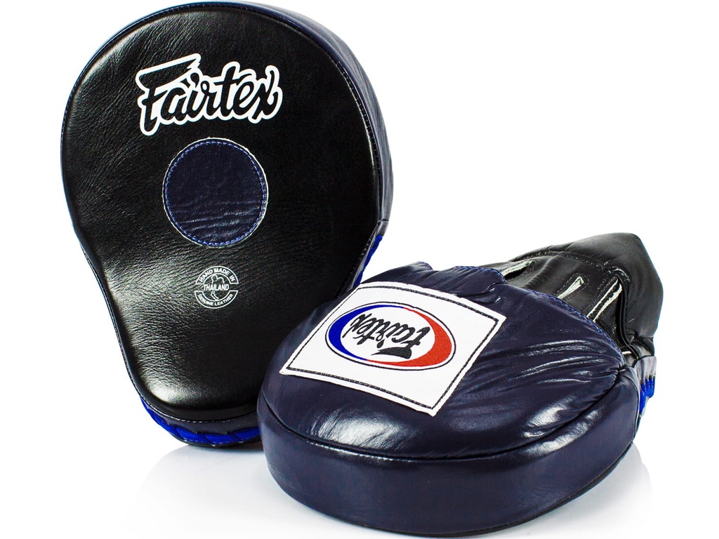 Fairtex Punch Mitts Ultimate Contoured FMV9, Black-Blue