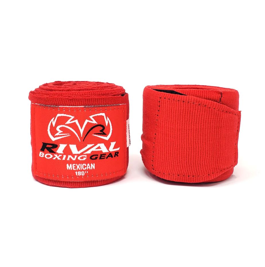 Rival Boxbandagen Mexican 5,5m, Rot