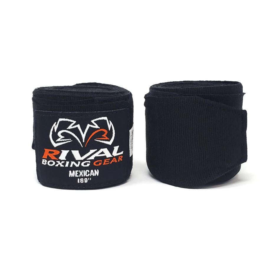 Rival Boxbandagen Mexican 5,5m, Schwarz
