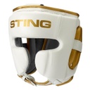 Sting Head Guard Viper, White-Gold