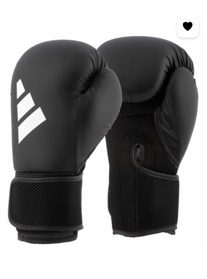 adidas Boxhandschuhe Hybrid 25 Kids, Schwarz
